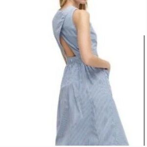 J Crew Cotton Poplin Apron Dress Style AC493